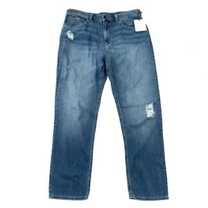 Classic Blue Distressed Women's Jeans